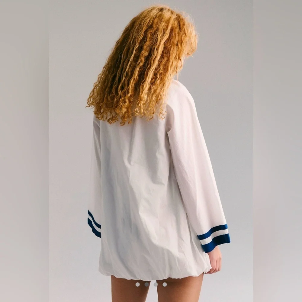 NWT Free People Free-est Georgia Mini White Dress Egret Combo Small